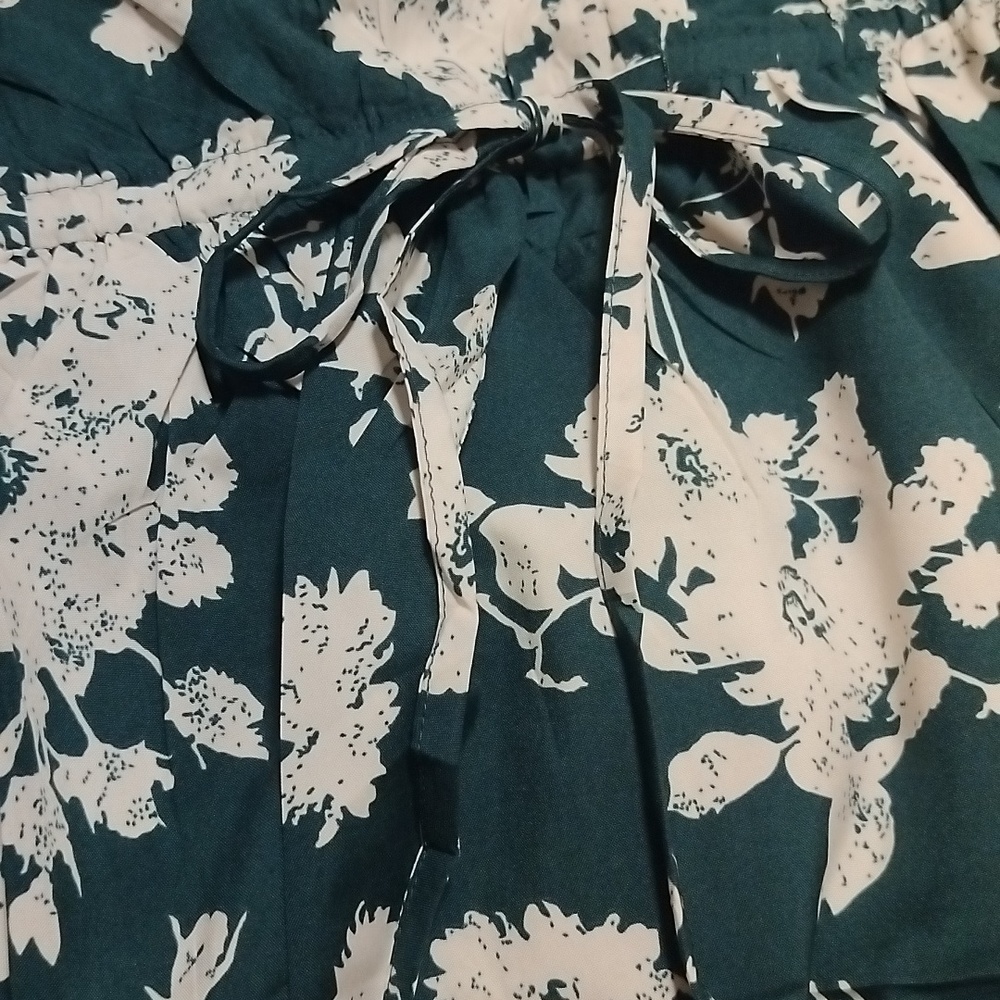 Floral Print Boho Cottagecore Maxi Dress Sundress With Pockets Sz 24 - Picture 9 of 13